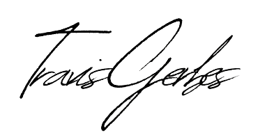 Travis's signature